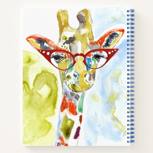 Smarty-Pants Giraffe Notizblock (Rückseite)