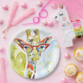 Smarty-Pants Giraffe Pappteller (Party)