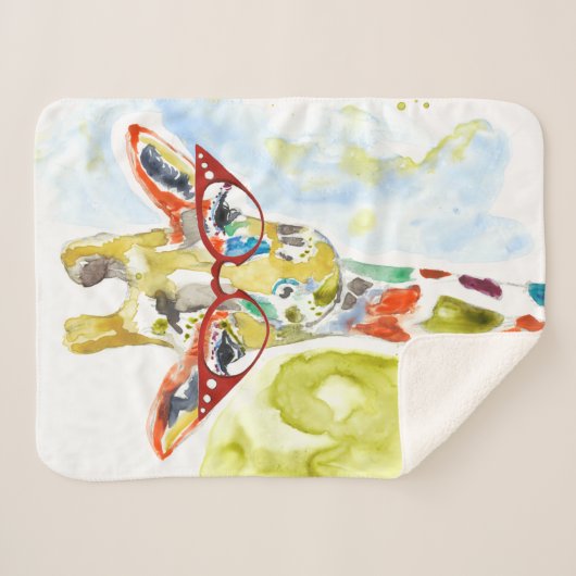 Smarty-Pants Giraffe Sherpadecke (Vorderseite (Horizontal))