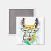 Smarty-Pants Llama Magnet (Vorderseite/Rückseite)