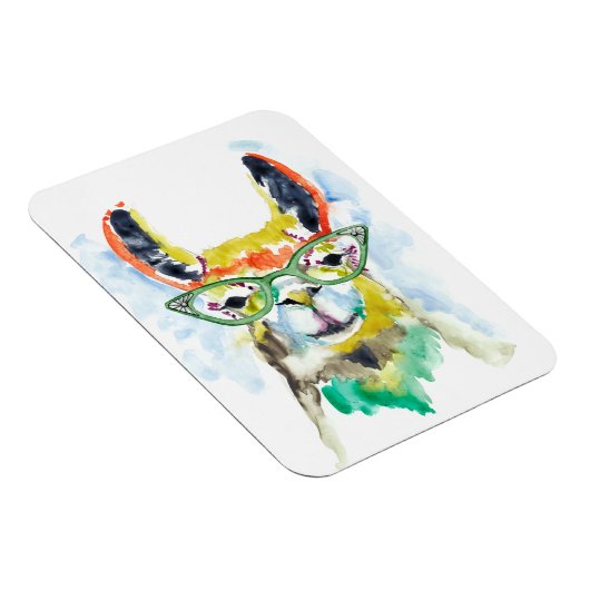Smarty-Pants Llama Magnet (Rechte Seite)