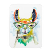 Smarty-Pants Llama Magnet (Vertikal)