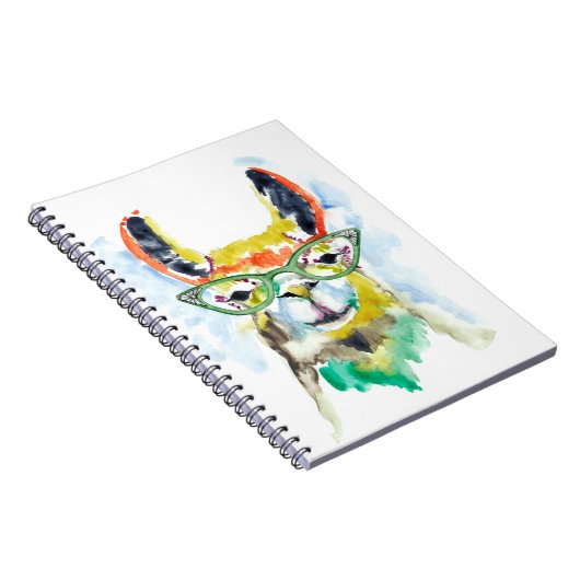 Smarty-Pants Llama Notizblock (Rechte Seite)