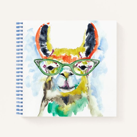Smarty-Pants Llama Notizblock (Vorderseite)