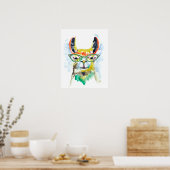 Smarty-Pants Llama Poster (Küche)