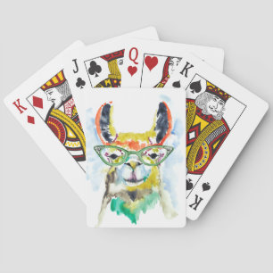 Smarty-Pants Llama Spielkarten
