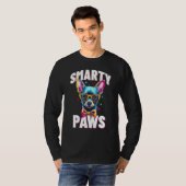 Smarty Paws   Chihuahua Dog Wearing Glasses T-Shirt (Vorne ganz)