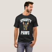 Smarty Paws Chihuahua Hund mit Brillen T-Shirt (Vorne ganz)
