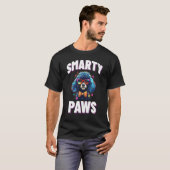 Smarty Paws Poodle Hund mit Brille T-Shirt (Vorne ganz)