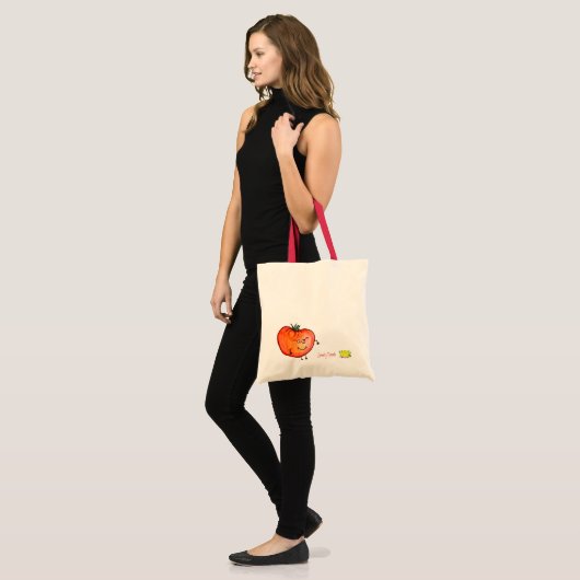 Smarty-Tomate-Tasche Tragetasche (Vorderseite (Model))