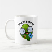 Smartychoke Funny Artichoke Pun Kaffeetasse (Links)