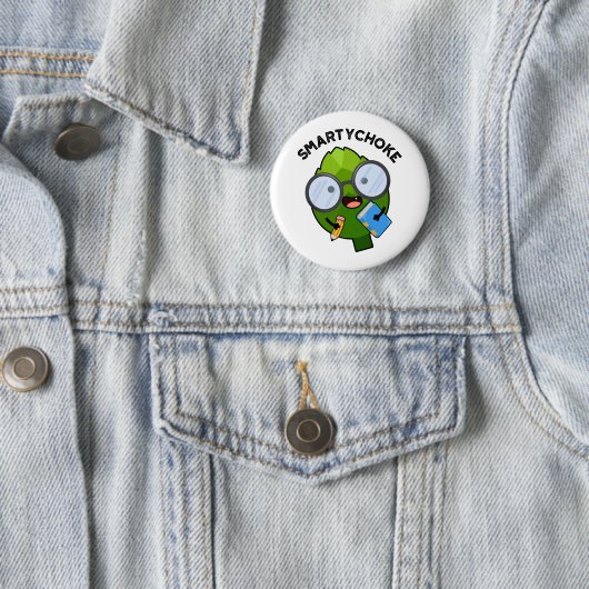 Smartychoke Funny Veggie Artichoke Pun Button (Beispiel)