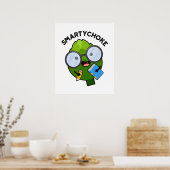 Smartychoke Funny Veggie Artichoke Pun Poster (Küche)