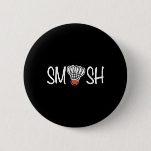 Smash Badminton - Badminton Player - Shuttle Raque Button