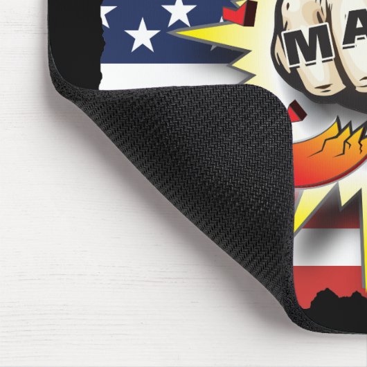 SMASH COMMUNISM MAGA FIST AMERICAN PRIDE MOUSEPAD (Ecke)