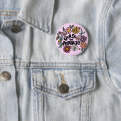 SMASH die PATRIARCHY Niedliche Daisy Hand Gezeichn Button (Beispiel)