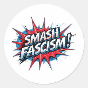 Smash Faschismus Sticker