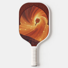 Smash in Marokko - Pickleball Energy Art Print Pickleball Schläger