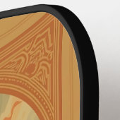 Smash in Marokko - Pickleball Energy Art Print Schläger (Linke Seite)