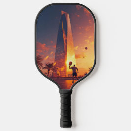 Smash in Marokko - Pickleball Energy Art Print Schläger