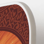 Smash in Marokko - Pickleball Energy Art Print Schläger (Linke Seite)