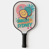 Smash in Sydney - Australien Pickleball Design Schläger (Rückseite)