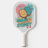 Smash in Sydney - Australien Pickleball Design Schläger (Rückseite)