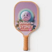 Smash in Sydney - Australien Pickleball Design Schläger (Rückseite)