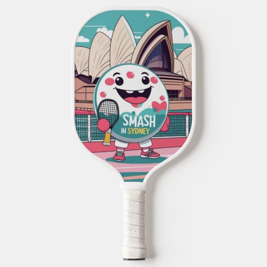Smash in Sydney - Australien Pickleball Design Schläger (Vorderseite)
