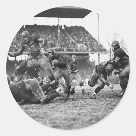 Smash Mouth Football, 1923 Runder Aufkleber (Vorderseite)