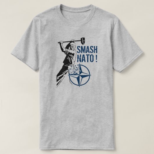 SMASH NATO ! T-Shirt (Design vorne)