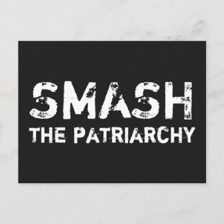SMASH, Patriarchat, feministische Postkarte