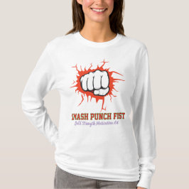 Smash Punch Fist – Bold Strength Motivation Art T-Shirt