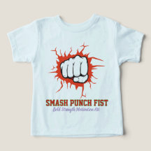 Smash Punch Fist – Kühne Stärken-Motivations-Kunst