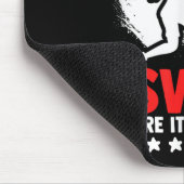 Smash So Slow Racket Federball Hobby Badminton Spi Mousepad (Ecke)