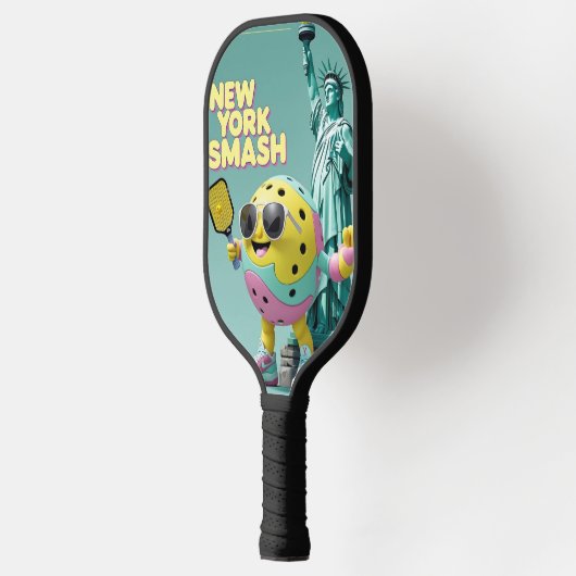 Smash-Statue - Pickleball-Design in New York Pickleball Schläger (Links)