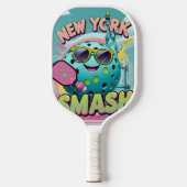 Smash-Statue - Pickleball-Design in New York Pickleball Schläger (Vorderseite)