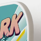 Smash-Statue - Pickleball-Design in New York Pickleball Schläger (Linke Seite)