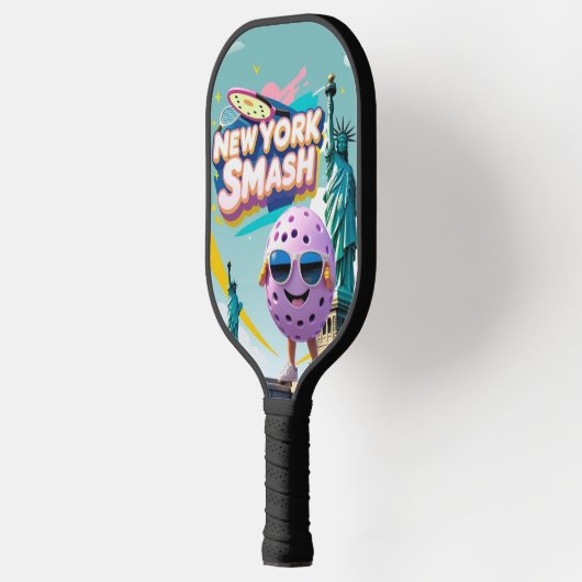 Smash-Statue - Pickleball-Design in New York Pickleball Schläger (Links)