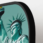 Smash-Statue - Pickleball-Design in New York Pickleball Schläger (Linke Seite)