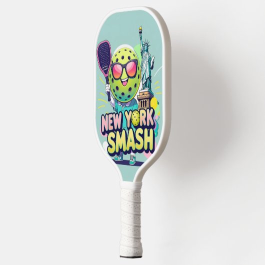 Smash-Statue - Pickleball-Design in New York Pickleball Schläger (Links)