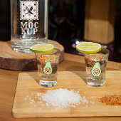 Smashed Avo Funny Betrunken Kawaii Avocado Schnapsglas