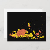 Smashed Pumpkin Postkarte (Vorne/Hinten)