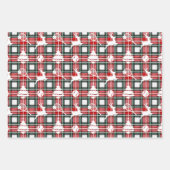 🎄 Smashing Weihnachten 🎾 Tennismuster, angepasst Geschenkpapier Set (Vorderseite 2)