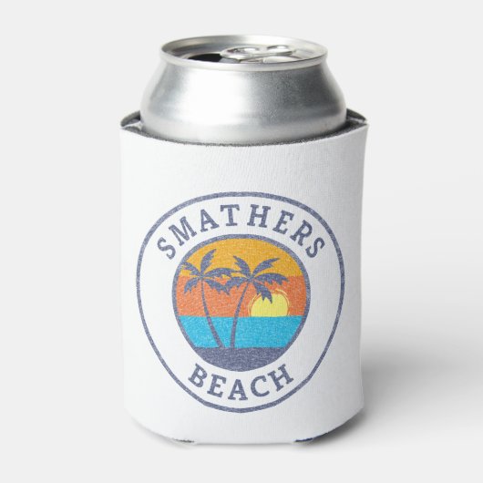Smathers Beach, Key West verblasste Klassik Dosenkühler (Kanne Vorderseite)