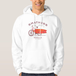 Smathers Beach Key West Vintag Beach Surfing Hoodie