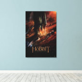 SMAUG™ Encircles BILBO BAGGINS™ Leinwanddruck (Insitu (Holzboden))