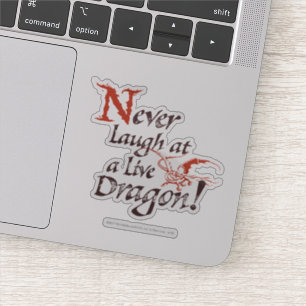 SMAUG™ - Lachen Sie niemals über einen Live-Dra Aufkleber