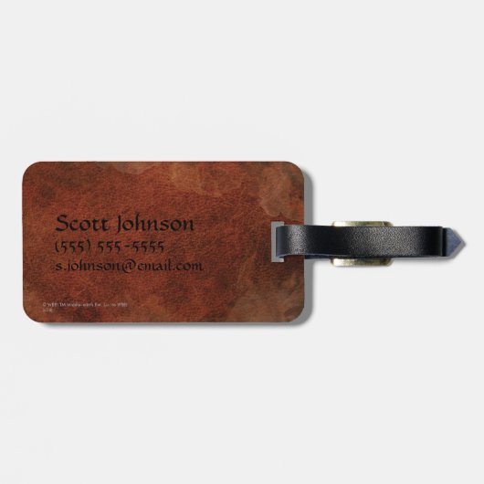 SMAUG™ Logo Gepäckanhänger (Rückseite horizontal)