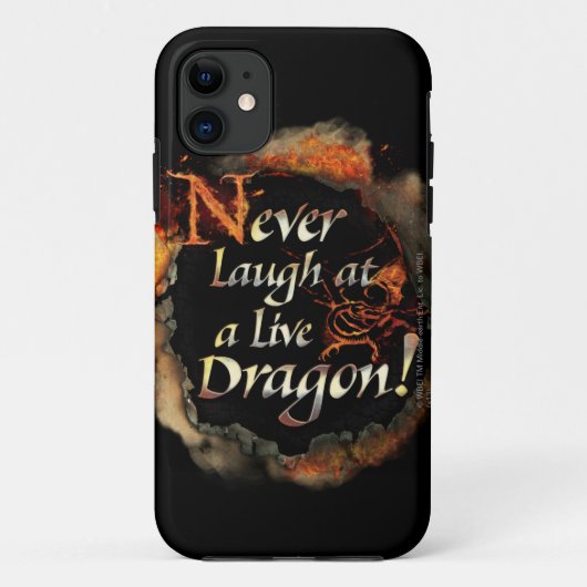 SMAUG™ - Logo-Grafik niemals lachen Case-Mate iPhone Hülle (Rückseite)